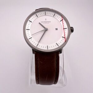 Nordgreen Philosopher Scandinavian Silver Watch with Interchangeable Straps